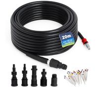 Tuyau Déboucheur Canalisation 20M, 180Bar 60℃, Furet Haute Pression Compatible avec Kärcher K2-K7, Lavor, Interpump, Bosch, Accessoire de Nettoyeur Haute Pression