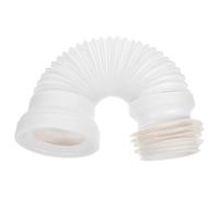 Tuyau Décalé pour Toilettes, Raccord D’évacuation Extensible Anti-odeur | Plastique Blanc, Connexion Décalée pour Sortie Murale, Usage Salle de Bain et Rénovation Wc