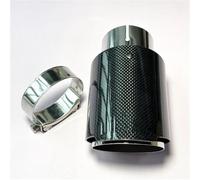 Tuyau d'échappement 1 Embout D'échappement Argent Tuyaux Acier Inoxydable Système Silencieux Tuyau Pour Toutes Voitures Embouts d'échappement(ID 73-OD 101)