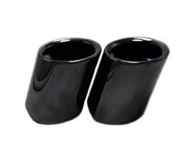 Tuyau D'échappement 1 Paire De Silencieux D'échappement Arrière En Titane Pour BMW Série 3 E90 E92 325 325i 328i 2006-2010 Pot D'échappement(Noir)