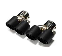Tuyau d'Échappement 1 Paire De Sorties D'échappement Quadruples Pour BMW G42 Pour M240i G20 G21 Pour M340i G23 Pour M440i 2020+ Embouts Pot D'échappement(Carbon L)