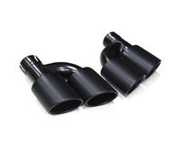Tuyau d'Échappement 1 Paire Sorties D'échappement À Quatre Sorties Pour A4 A5 A6 A7 Mise À Niveau Pour S4 S5 S6 S7 Silencieux Noir(Black A)