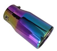 Tuyau d'échappement 1 PCS Pour Toyota Pour Crown 2007-2017 Buse Sortie D'échappement Voiture Silencieux Embout Acier Inoxydable Modifiés Embouts d'échappement(Color flat)