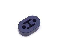 Tuyau d'échappement 1 PCS Universal Car Exhaust Muffler Mounting Bracket Heavy Duty Rubber Exhaust Hanger Bushing Support 2 4 7 Holes Echappement Voiture(1x 2 holes-Blue)