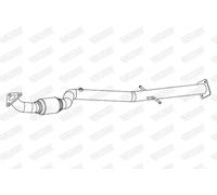 Tuyau d'échappement 10911 WALKER pour OPEL ASTRA J A trois volumes ASTRA J GTC