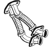 Tuyau d'échappement 730-089 BOSAL pour MERCEDES-BENZ 123 Coupé 123 T-Model