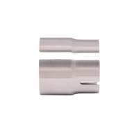 Tuyau d'échappement Adaptateur D'échappement Universel pour Moto 52 Mm, 54 Mm, 56 Mm, 58 Mm, 62 Mm, 64 À 51 Mm, Réducteur De Tuyau, Silencieux, Acier Inoxydable