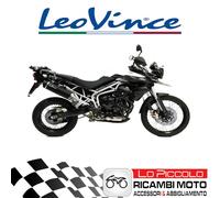 Tuyau D'Échappement Approuvé LeoVince NERO Triumph Tiger 800 XC / Xca 2016