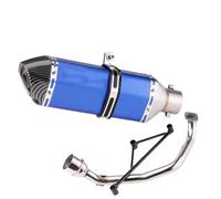 Tuyau D'échappement Avant Adapté Aux Pièces Rechange Moto Pour Yamaha GY6 Système D'échappement Modifié Acier Inoxydable système(Type D)