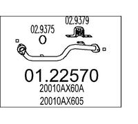 MTS 01.22570 Tuyau d'échappement