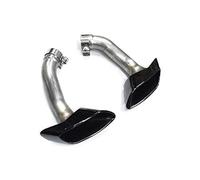 Tuyau D'échappement Avec Embout De Silencieux Pour BMW X6 E71 30D 35D 40D 2008-2013, 1 Paire Embout D'échappement(Black)