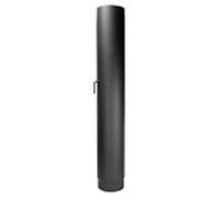 Tuyau d'échappement Bertrams 05RL1000-180DK 1000 mm, Ø 180 x 2 mm, avec papillon des gaz, noir