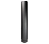 Tuyau d'échappement Bertrams 05RL1000-200 1000 mm, Ø 200 x 2 mm, cylindrique, noir
