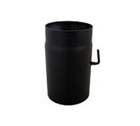 Tuyau d'échappement Bertrams 05RL250-150DK 250 mm, Ø 150 x 2 mm, avec papillon des gaz, noir