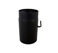 Tuyau d'échappement Bertrams 05RL250-150DK 250 mm, Ø 150 x 2 mm, avec papillon des gaz, noir