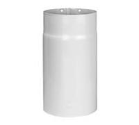 Tuyau d'échappement Bertrams ALU-Pu 04RL250-110 250 mm, Ø 110 mm, blanc -revêtu par poudre