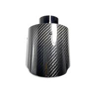 Tuyau D'échappement Brillant Universel Pour Voiture Système D'échappement En Acier Inoxydable Et Carbone Embout De Silencieux De 130 Mm Embouts D'éChappement(ID 60mm-OD 76mm)