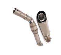 Tuyau D'échappement Central Et Tube Arrière De 51 Mm en Alliage Titane pour CFMOTO NK400 NK650 NK 400 650