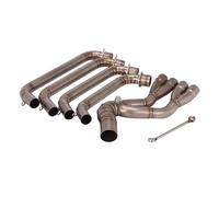 Tuyau D'échappement Compatible Avec CB650R Pour CBR650F 2014-2020 Système D'échappement De Moto Modification Du Silencieux De Liaison Avant, Accessoires De Moto Amovibles
