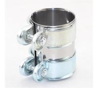 Tuyau d'Échappement Connecteur Tuyau Silencieux D'échappement 2 Pouces Et 2,5 Pouces Manchon Jonction Pince Réglable Acier Outil Bricolage Voiture(51mm)