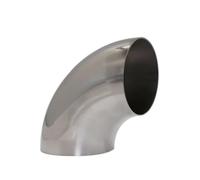 Tuyau D'échappement Coude universel à 90 degrés en acier inoxydable pour soudure sanitaire, raccord de tuyau pour voiture et moto(51MM-1.5MM)