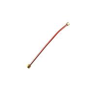Tuyau D'échappement De Compresseur D'air, 6 En Aluminium Galvanisé À L'extérieur De La Bouche En Cuivre De 200 Mm, Tuyau Flexible Standard De Compresseur D'air Avec Filetage G1/8-1PC