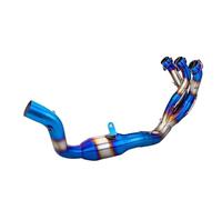 Tuyau D'échappement De Moto Refit Front Mid Exhaust Muffler Link Pipe Pour Yamaha Pour MT-09 V3 FZ-09 2021-2023(B)