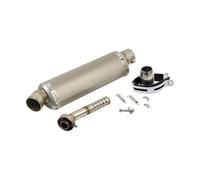 Tuyau d'échappement de Moto Silencieux D'échappement Universel 51 Mm pour Moto pour Escape 310 370 440 Mm, 100 CC-1 000 CC, ATV, GP, Scooter, pour Fz6, Px125