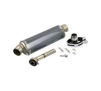 Tuyau d'échappement de Moto Silencieux D'échappement Universel 51 Mm pour Moto pour Escape 310 370 440 Mm, 100 CC-1 000 CC, ATV, GP, Scooter, pour Fz6, Px125