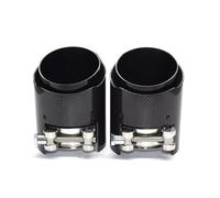 tuyau d'échappement de voiture Embouts d'échappement en Fiber de carbone, 1 pièce, pour BMW M2 M3 M4 M135i M235i M140i M240i M335i, Direct pour bouchon pour tuyau(Matte ID70MM/OD89MM)