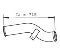 Tuyau d'échappement DINEX 21297