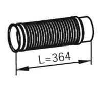 DINEX 48233 Tuyau d'échappement