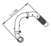 DINEX 54191 Tuyau d'échappement
