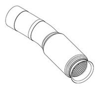 DINEX 56132 Tuyau d'échappement