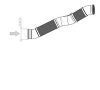 Tuyau d'échappement DINEX 67200