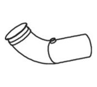 Tuyau d'échappement DINEX 68624