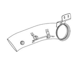 Tuyau d'échappement DINEX 6LG003
