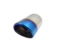 Tuyau D'Échappement Double Automobile Embout D'échappement En Acier Inoxydable Pour Mazda 3(Half blue)