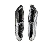 Tuyau D'Échappement Double Automobile Pour VW Pour Arteon 2018 2019 2020 2021 2022 2023 Voiture Quatre Sorties D'échappement Pare-chocs Arrière Chrome Noir Décoration(ABS Carbon)
