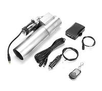 Tuyau D'échappement Électrique de Voiture, 2,5 Pouce en acier inoxydable Échappement électrique Découpe de tuyaux de tuyau de coupe E Remote de vanne découpée Universel Accessoires