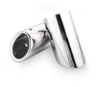 Tuyau D'échappement Embout De Silencieux D'échappement En Acier Inoxydable 89 Mm Pour A4 Pour B8 Pour Avant Pour A5 Pour Sportback 8T Tubulure D'échappement(89mm Silver)