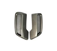 Tuyau d'échappement Embout de silencieux d'échappement pour arrière, 2 pièces, garniture couvercle pour tuyau, accessoires voiture pour Peugeot(Carbon fiber)