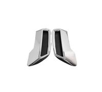 Tuyau d'échappement Embout de silencieux d'échappement pour arrière, 2 pièces, garniture couvercle pour tuyau, accessoires voiture pour Peugeot(Argent)