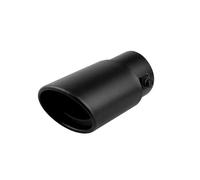 Tuyau D'échappement Embout De Silencieux D'échappement Universel En Acier Inoxydable 25 Pouces Garniture Noire Pour La Plupart Des Voitures Tubulure D'échappement(Straight)