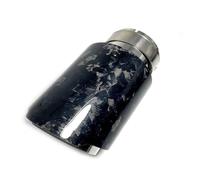 Tuyau D'éChappement Embout De Silencieux D'échappement Universel En Carbone Forgé Pour Voiture 1 Pièce Droit En Acier Inoxydable Silencieux D'éChappement(ID 57mm-OD 76mm)