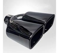 Tuyau D'échappement Embout De Silencieux Universel Carré À Double Sortie Pour Mercedes W447 Et W448 Pot D'échappement(Titanium black)
