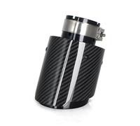 Tuyau D'échappement Embout D'échappement De Voiture En Acier Inoxydable Avec Revêtement Noir Pour Modification Automobile Tubulure D'échappement(In77-Out 101mm)