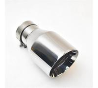 Tuyau D'échappement Embout D'échappement Double Couche Pour VW Pour Tiguan Pour MK2 2017-2023 Entrée 25 Pouces 4 Sorties 75 De Long Bouche Inclinée Tubulure D'échappement(IN54-OUT89MM)