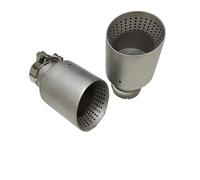 Tuyau d'Échappement Embout d'échappement en Acier Inoxydable Mat Grand diamètre 101-114 mm système Silencieux Voiture Ouvert Garniture Silencieux Voiture Tuyaux d'échappement Voiture(77mm-101mm)