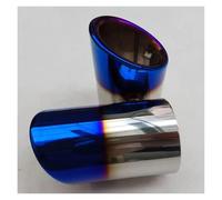 Tuyau D'éChappement Embout D'échappement En Acier Inoxydable Pour Mazda CX-5 CX-5 CX-5 KF 2021 2013-2019 Silencieux Accessoires Voiture Silencieux D'éChappement(Bleu)